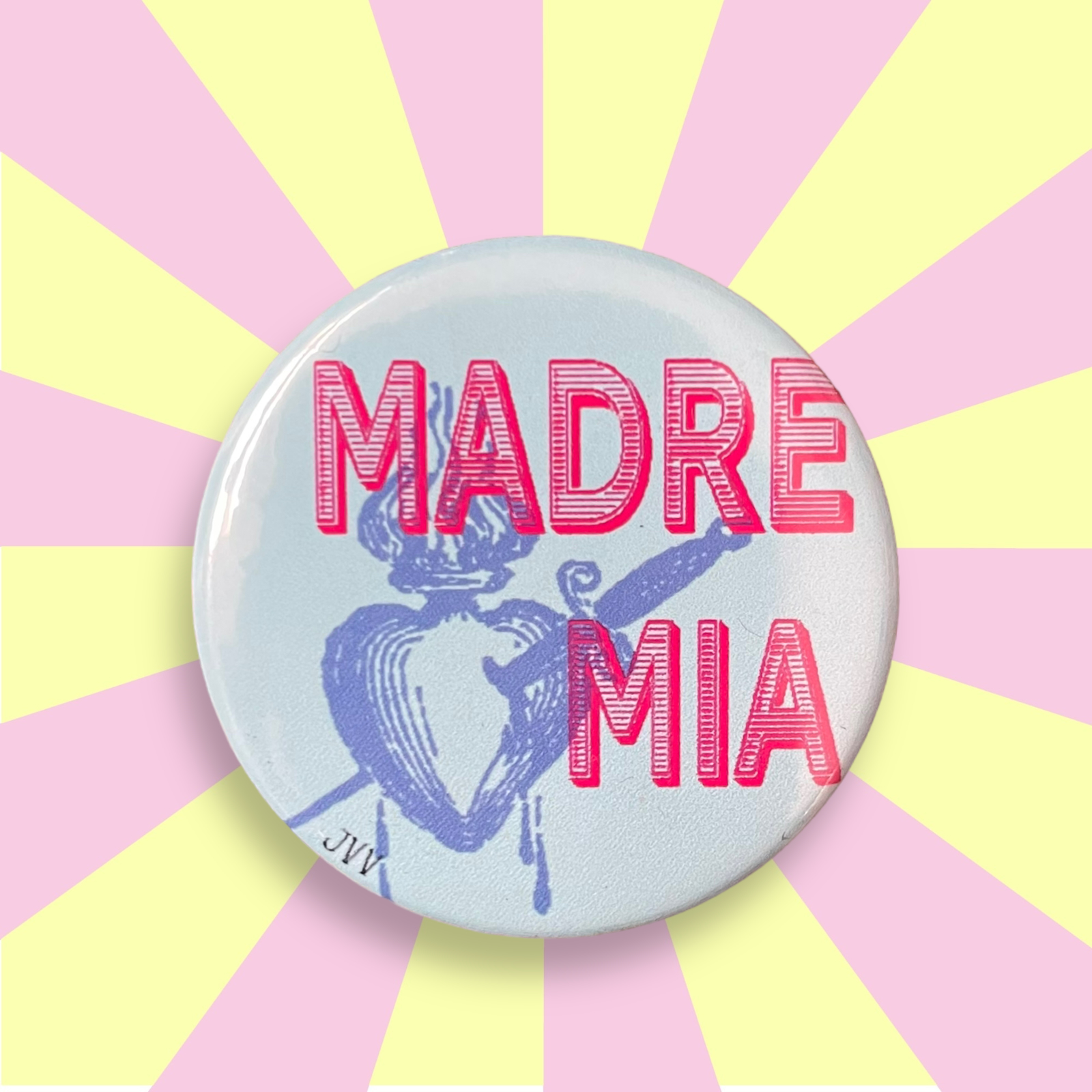 Brooch &amp;amp; round button badge for special mom clothing