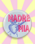 Brooch &amp; round button badge for special mom clothing