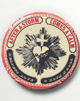 Round button badge 38 mm design Virgin, Jesus, ex-voto