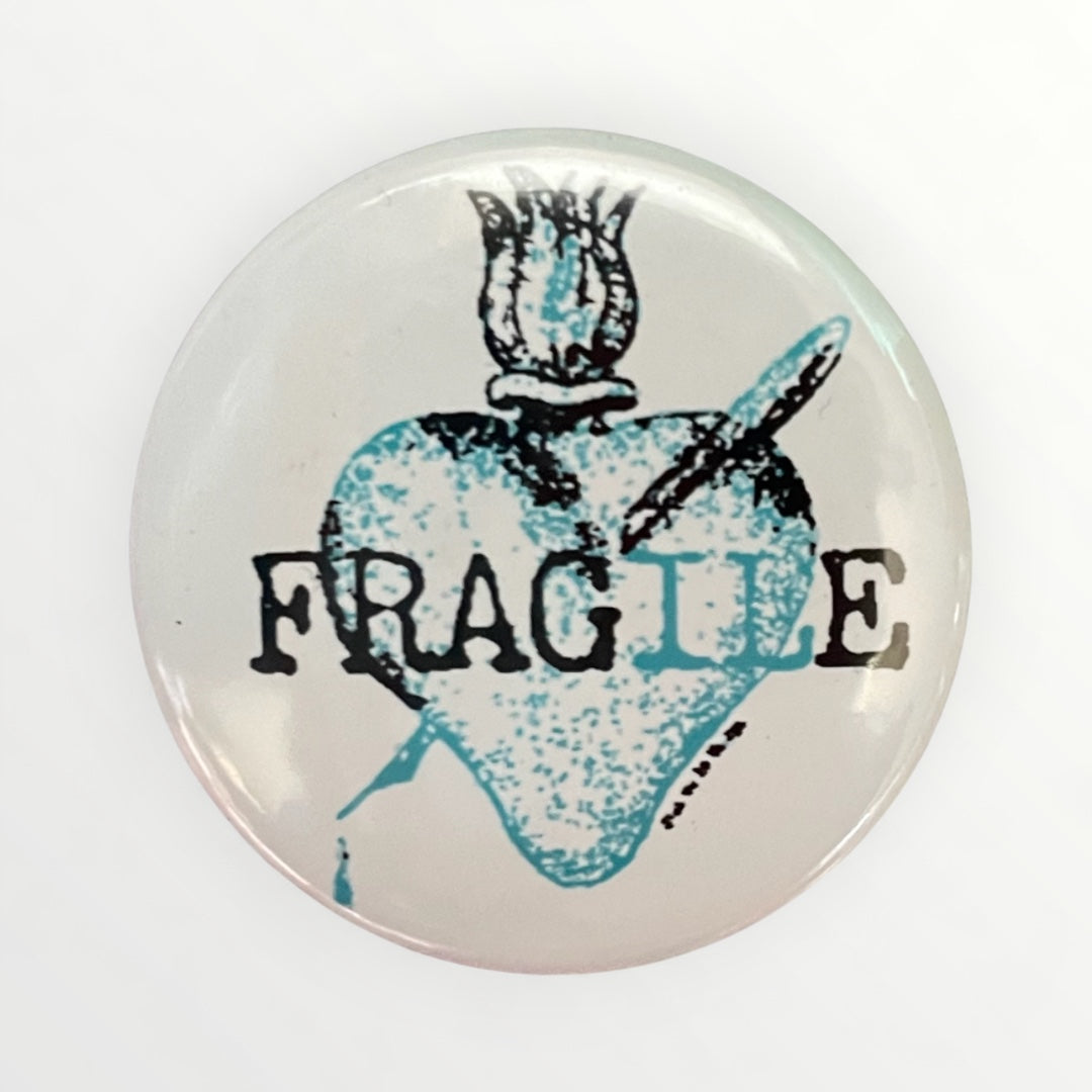 Round button badge 38 mm design Virgin, Jesus, ex-voto