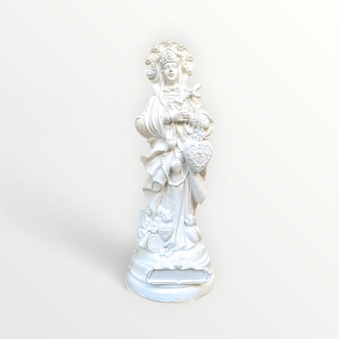 Statuette Sainte Erzulie-Freda blanc