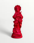 Statuette Sainte Erzulie-Freda carmin