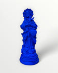 Statuette Sainte Erzulie-Freda indigo