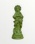 Statuette Sainte Erzulie-Freda vert kaki