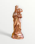 Statuette de la Vierge à l'enfant - Notre-Dame de la Garde cuivre