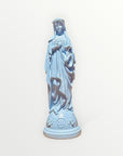 Statuettes la Vierge Marie aux Fleurs 22cm - Couleurs de saison brume 