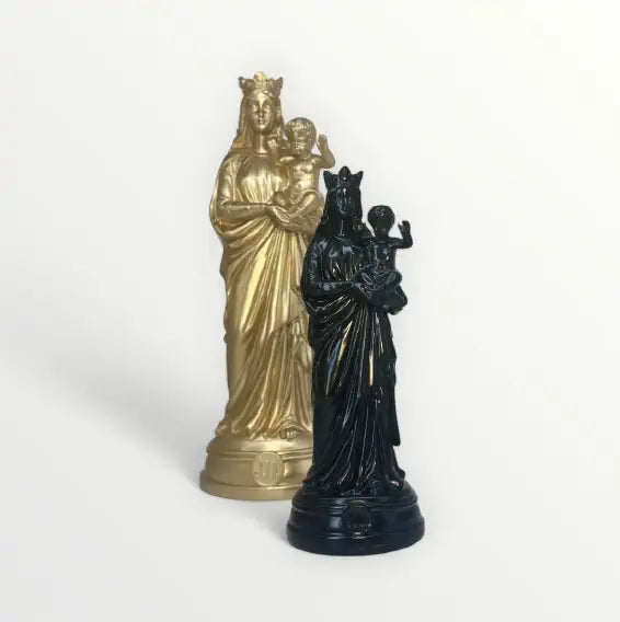 Statuette de la Vierge à l'enfant 20cm - Notre-Dame-de-la-Garde - Couleur intemporelle