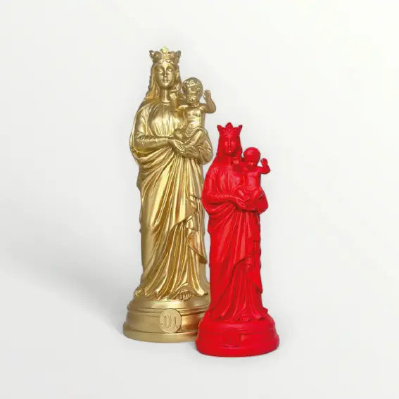 Statuette de la Vierge à l'enfant 20cm - Notre-Dame-de-la-Garde - Couleur intemporelle