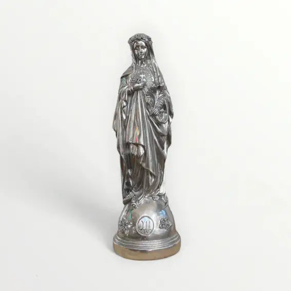 Statuette de la Vierge Marie aux Fleurs - Couleur intemporelle