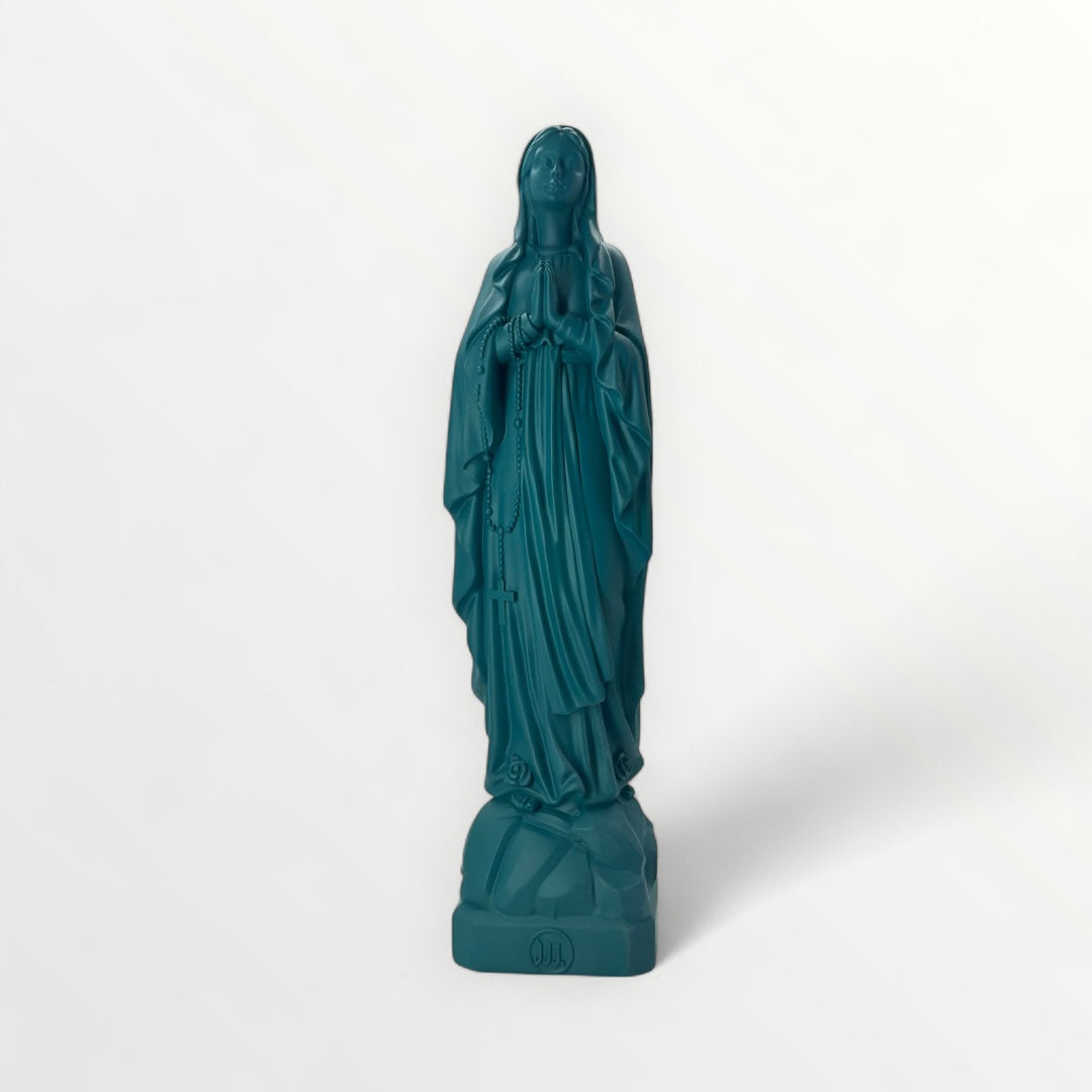 Vierge marie de Lourdes couleurs Gloria 