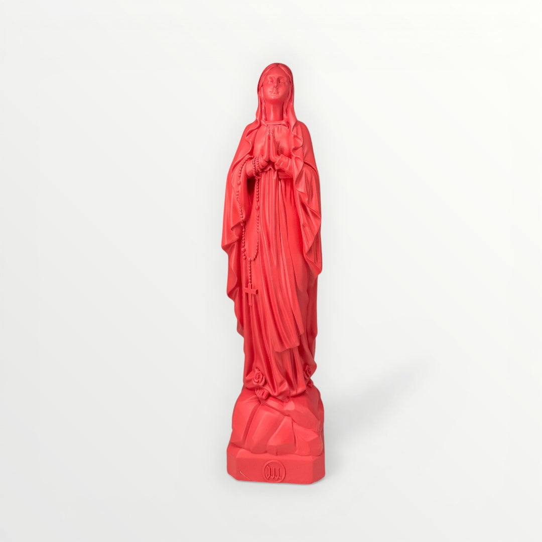 Vierge marie de lourdes corail