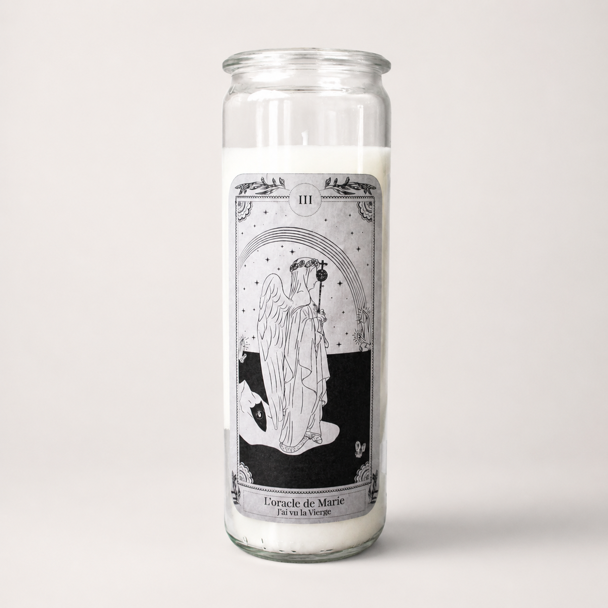 bougie bijou blanche