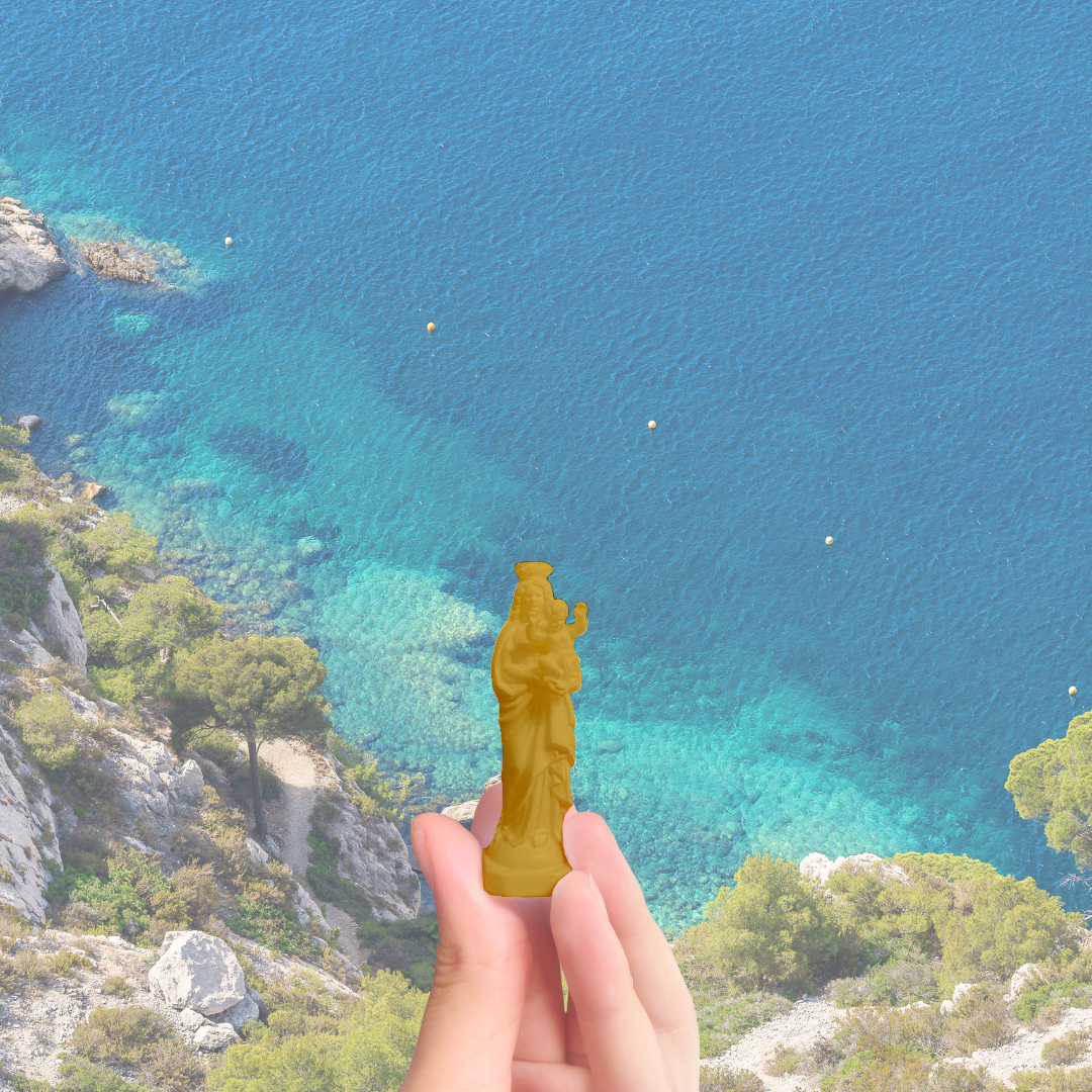 Mini figurine de Notre-Dame de la Garde curry