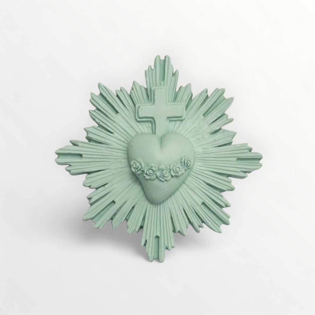 ex-voto coeur vital bleu nuage