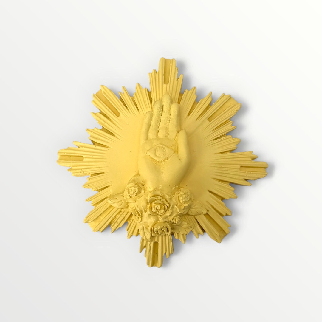 ex-voto main de marie jaune golden