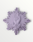 ex-voto main de marie violet hibiscus 