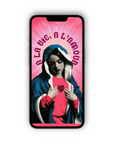 Deuxième aperçu du fond d’écran Octobre rose À la vie, à l’amour sur un téléphone