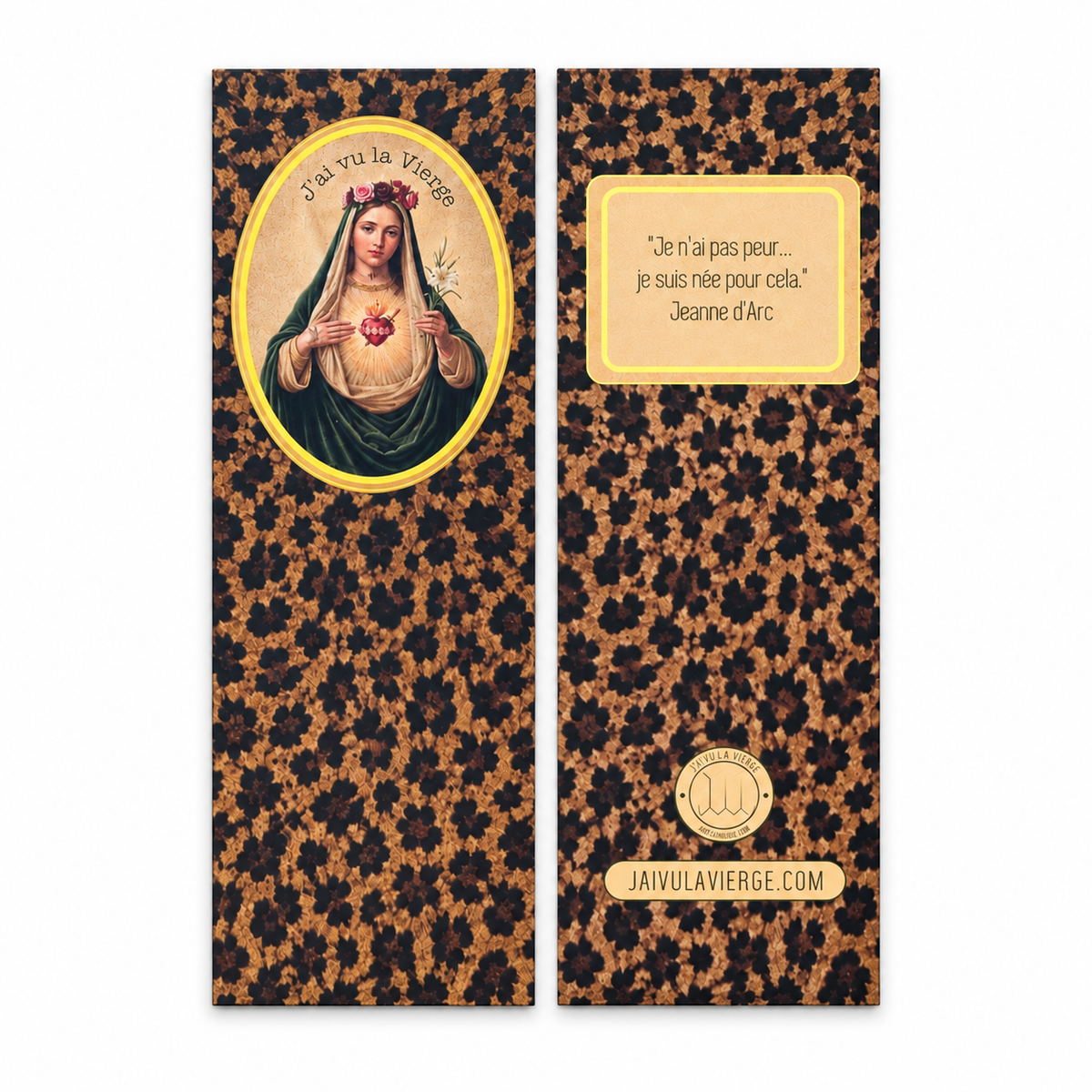 marque_page_ marie aux fleurs leopard 