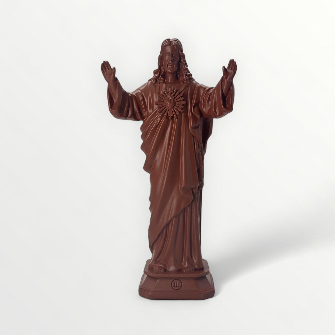 Statuette Jesus loves you - 22cm- J&#39;AI VU LA VIERGE - Couleur de saison