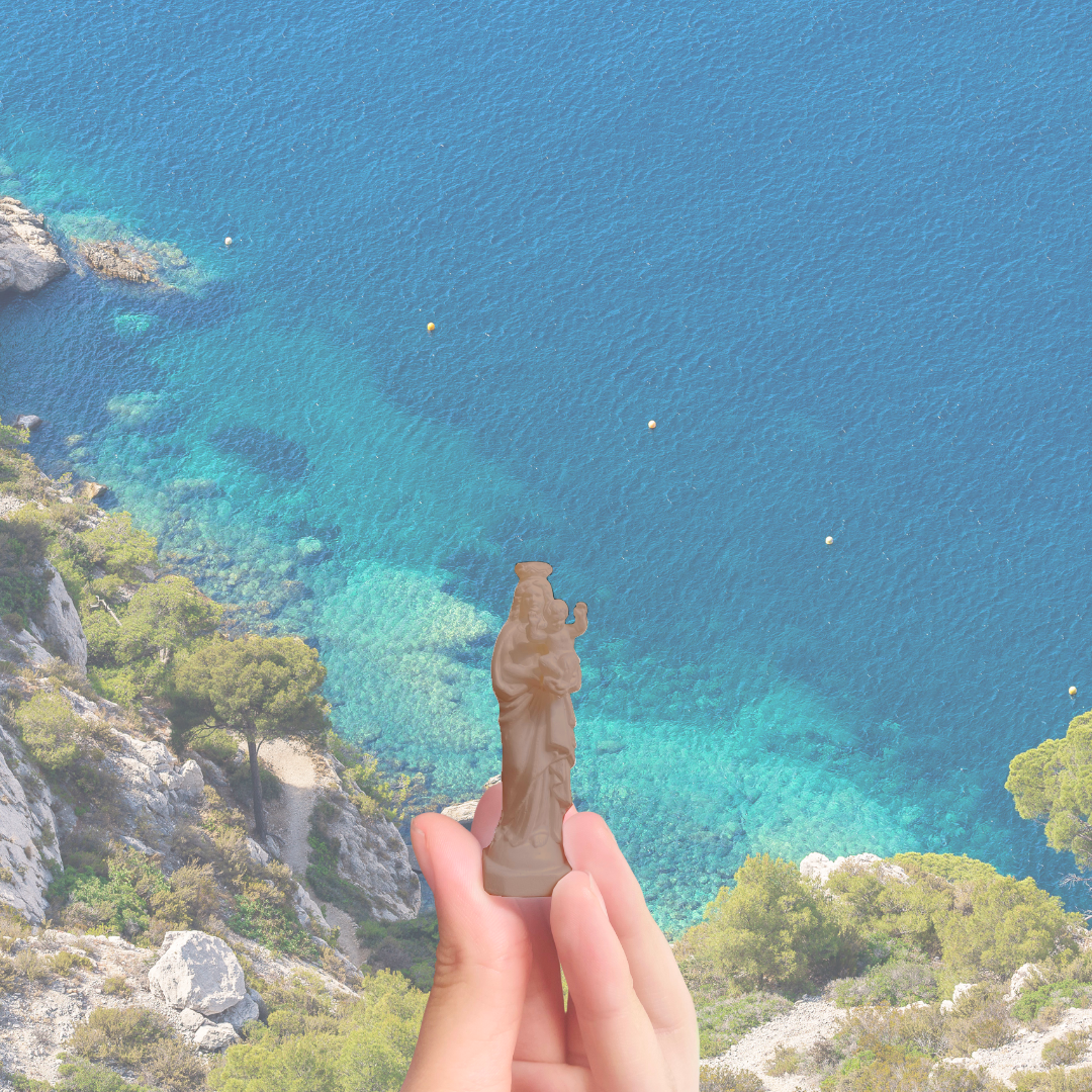 Mini figurine de Notre-Dame de la Garde nude
