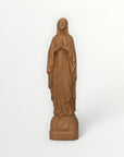 Statuette de la Vierge Marie de Lourdes, couleur Beige Nut's – J'ai vu la Vierge