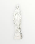 Statuette de la Vierge Marie de Lourdes, couleur Blanc – J'ai vu la Vierge