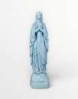 Statuette de la Vierge Marie de Lourdes, couleur Bleu Ciel – J'ai vu la Vierge