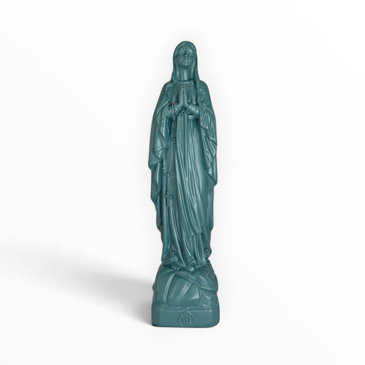 Statuette de la Vierge Marie de Lourdes, couleur Bleu Gloria, collection Intemporelle – J'ai vu la Vierge