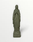 Statuette de la Vierge Marie de Lourdes, couleur Vert Olive – J'ai vu la Vierge