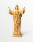 statuette Jesus love you couleur orange navette 