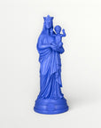statuette Notre-Dame-de-la-Garde bleu lavande décoration spirituelle moderne Marseille