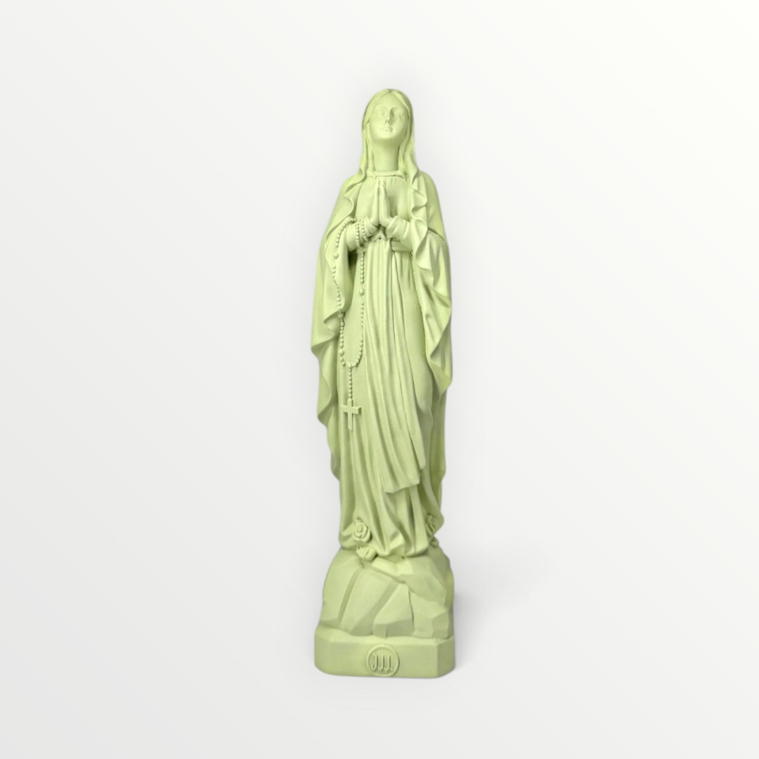statuette de lourde 12 cm couleur vert matcha