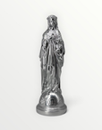 statuette marie aux fleurs argent