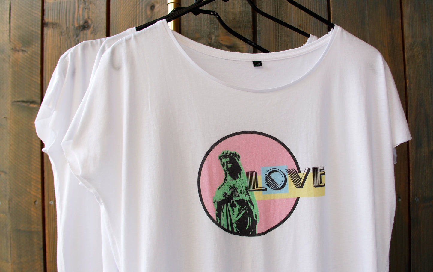 Tee-shirt "Love" J'ai vu la Vierge -