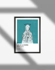 Holy Virgin Poster - Postcard format (10.5x14.8cm)