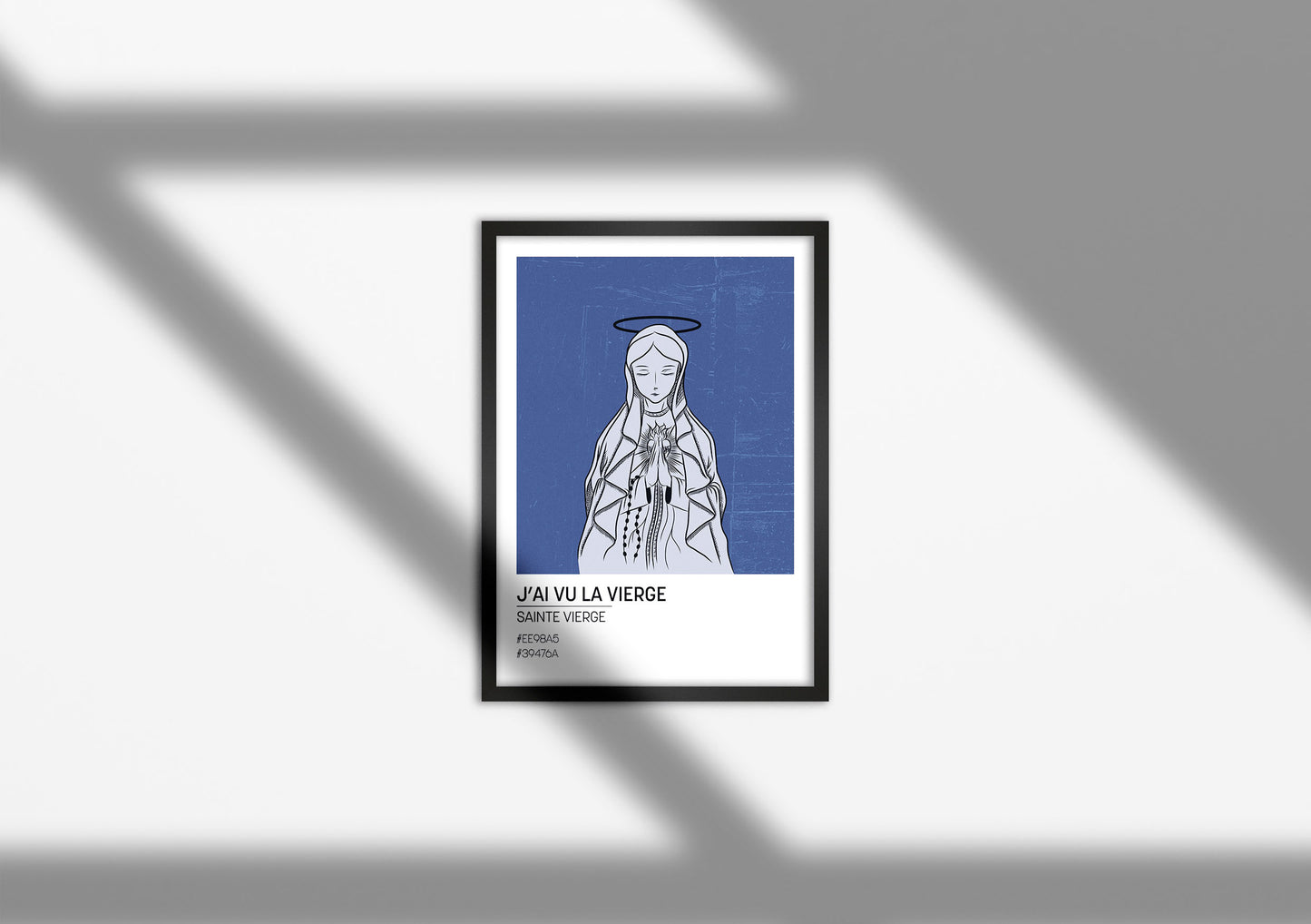 Affiche Sainte Vierge - Format carte postale (10,5x14,8cm)