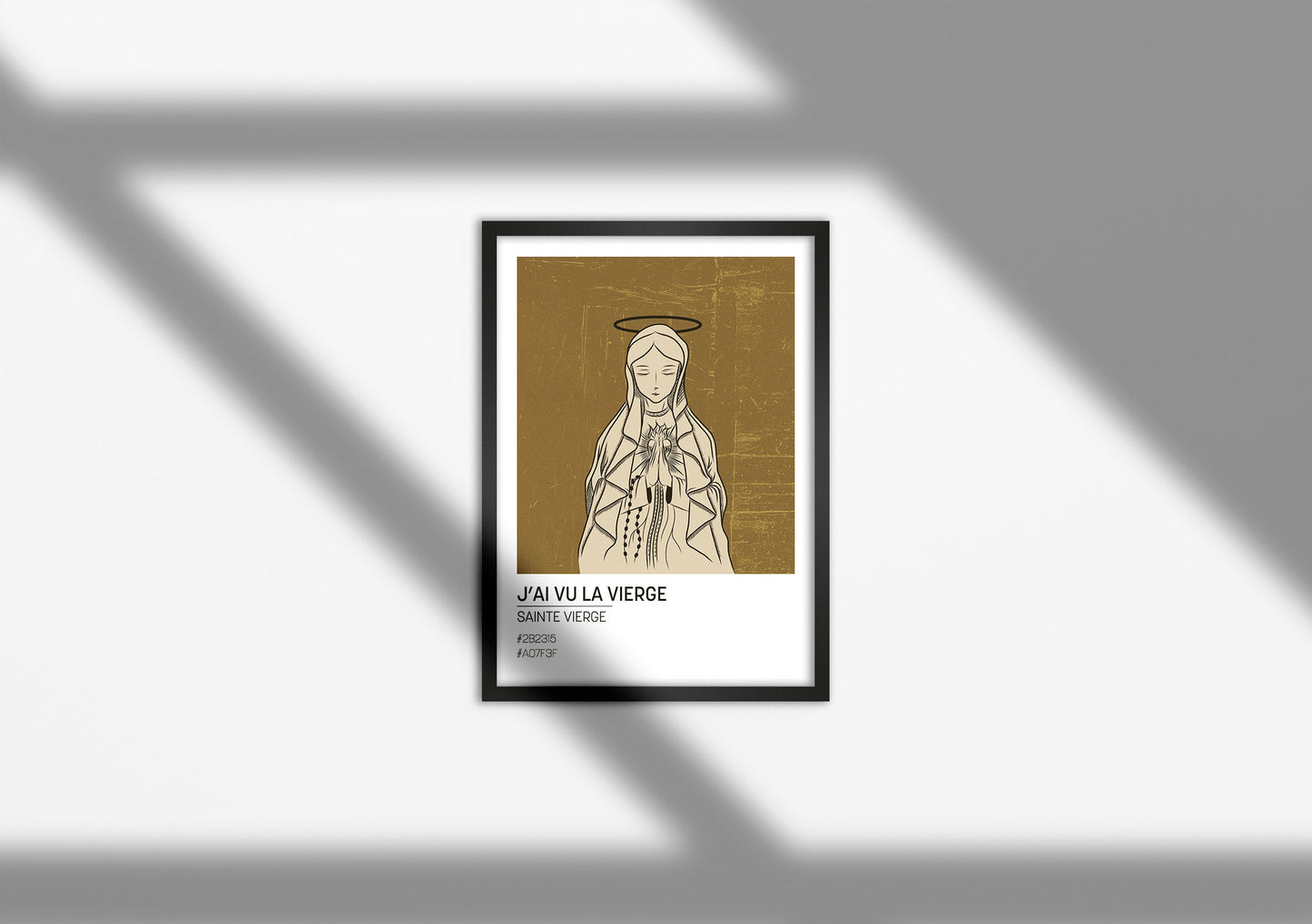 Affiche Sainte Vierge - Format carte postale (10,5x14,8cm)