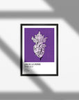 Sacred Heart Poster - Postcard format (10.5x14.8cm)